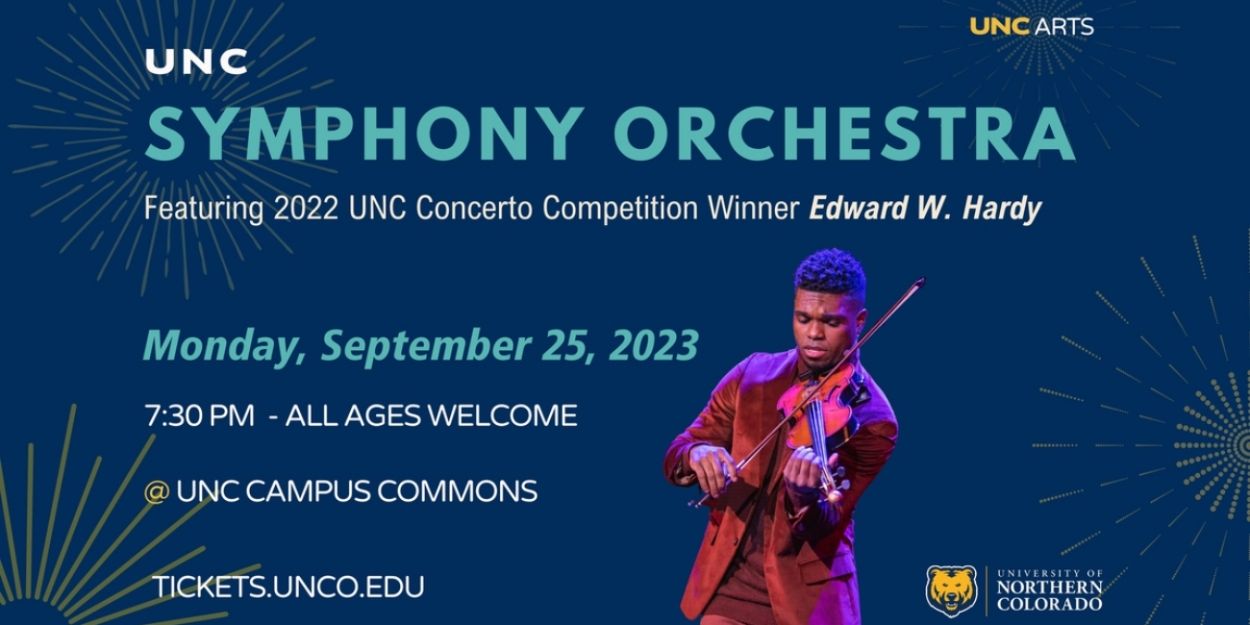 Edward W. Hardy To Perform With The University Of Northern Colorado Symphony Orchestra Next Week  Image
