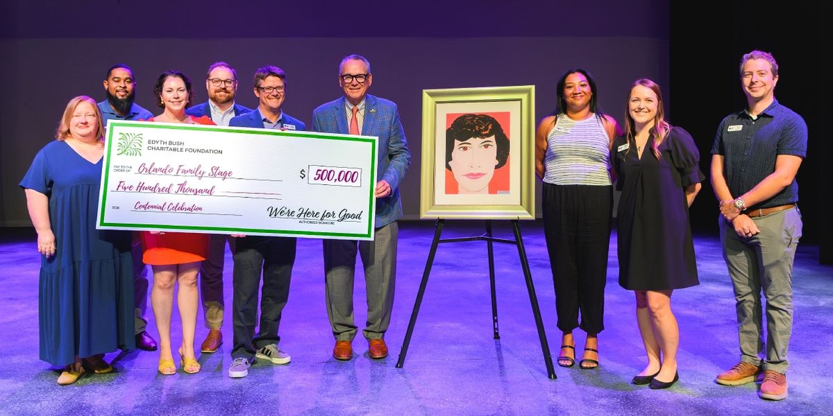 Edyth Bush Charitable Foundation Awards Orlando Family Stage $500,000