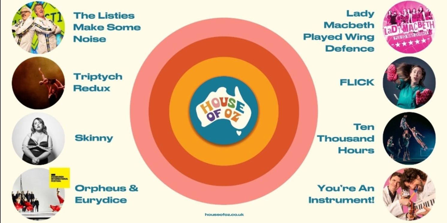 Eight Australian Acts Will Be Showcased By House of Oz This August in Edinburgh  Image