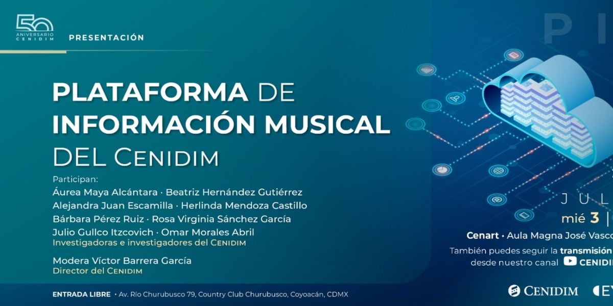 El Centro Nacional De Investigación, Documentación E Información Musical 'Carlos Chávez' Celebra Su 50 Aniversario