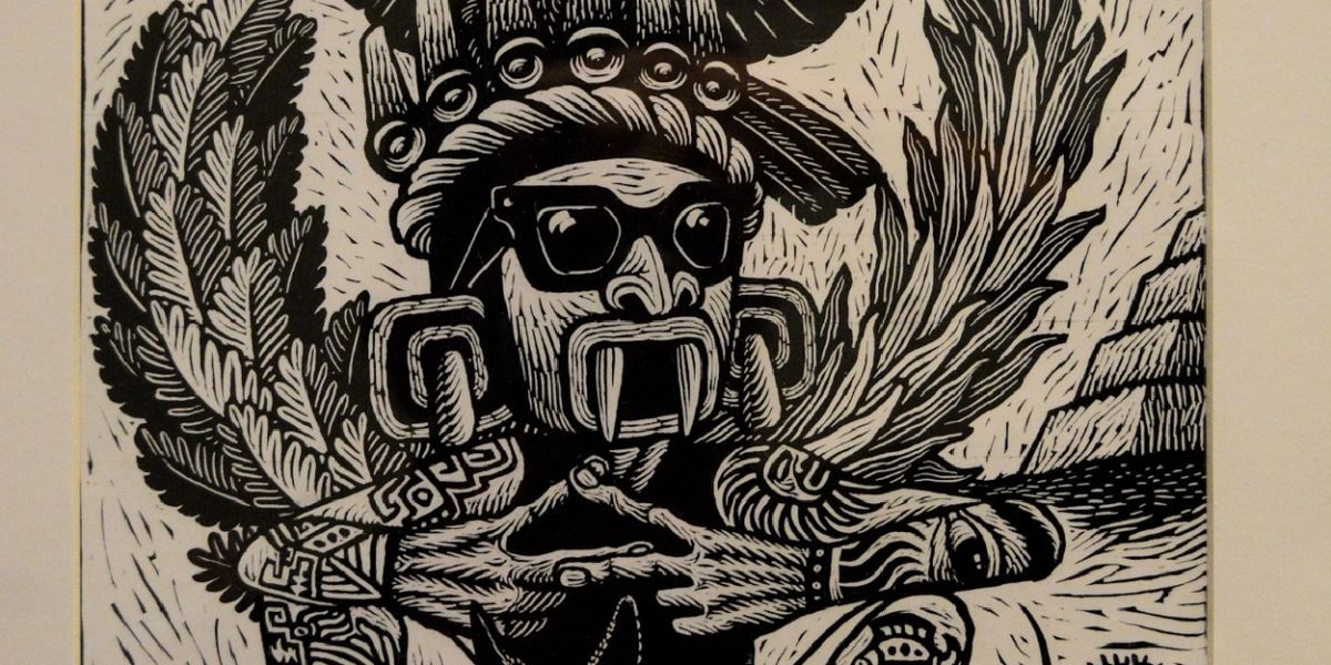 El Museo Nacional De La Estampa Exhibe Sergio Sánchez Santamaría. El Nahual Gráfico