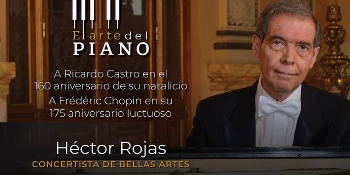 El Pianista Héctor Rojas Rendirá Homenaje A Ricardo Castro Y A Frédéric Chopin