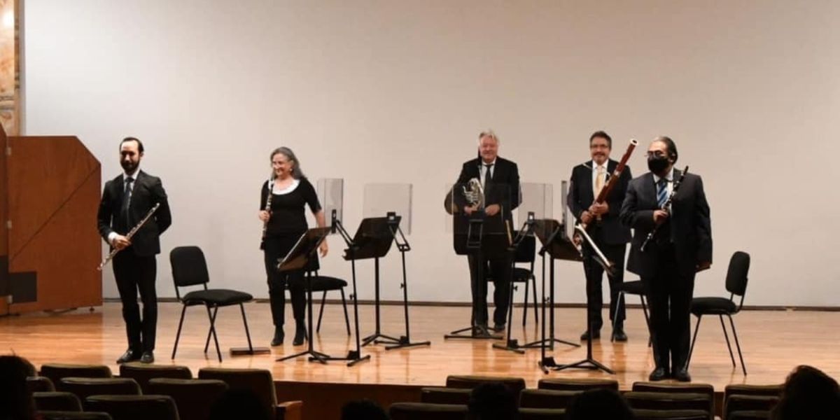 El Quinteto De Alientos De Bellas Artes Interpretará Obras De Toussaint, Enríquez, Ibarra Y Márquez
