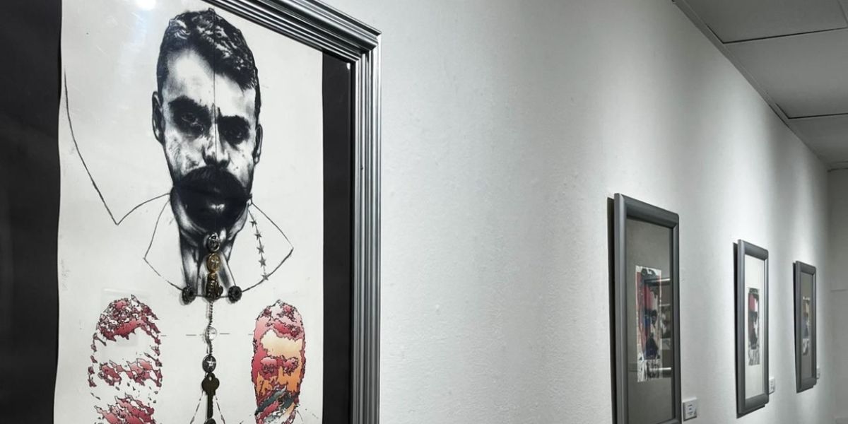 El Salón De La Plástica Mexicana Alberga La Muestra Emiliano Zapata. El Caudillo Del Sur