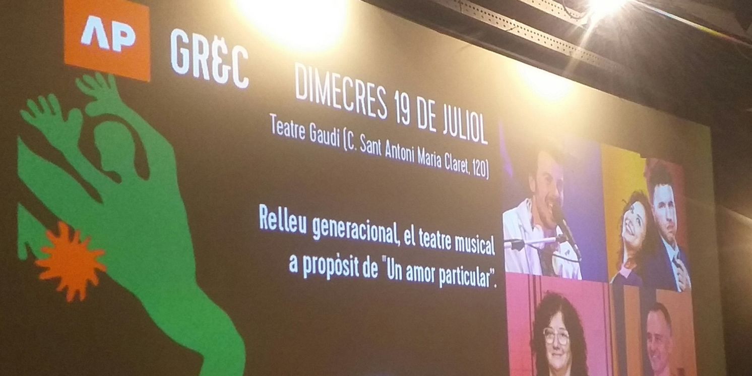 El Teatre Gaudí de Barcelona acoge un debate sobre el estado del Teatro Musical en Cataluña  Image