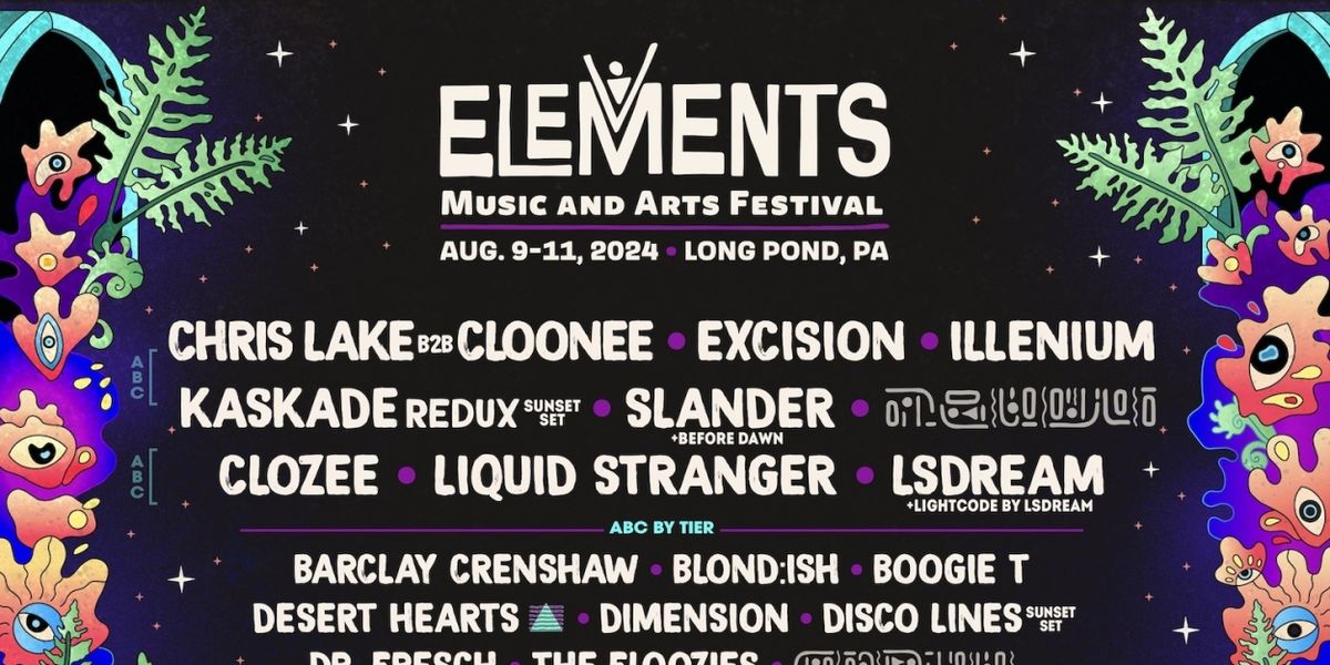 Elements Music & Arts Festival Reveals Phase One Lineup For 2024