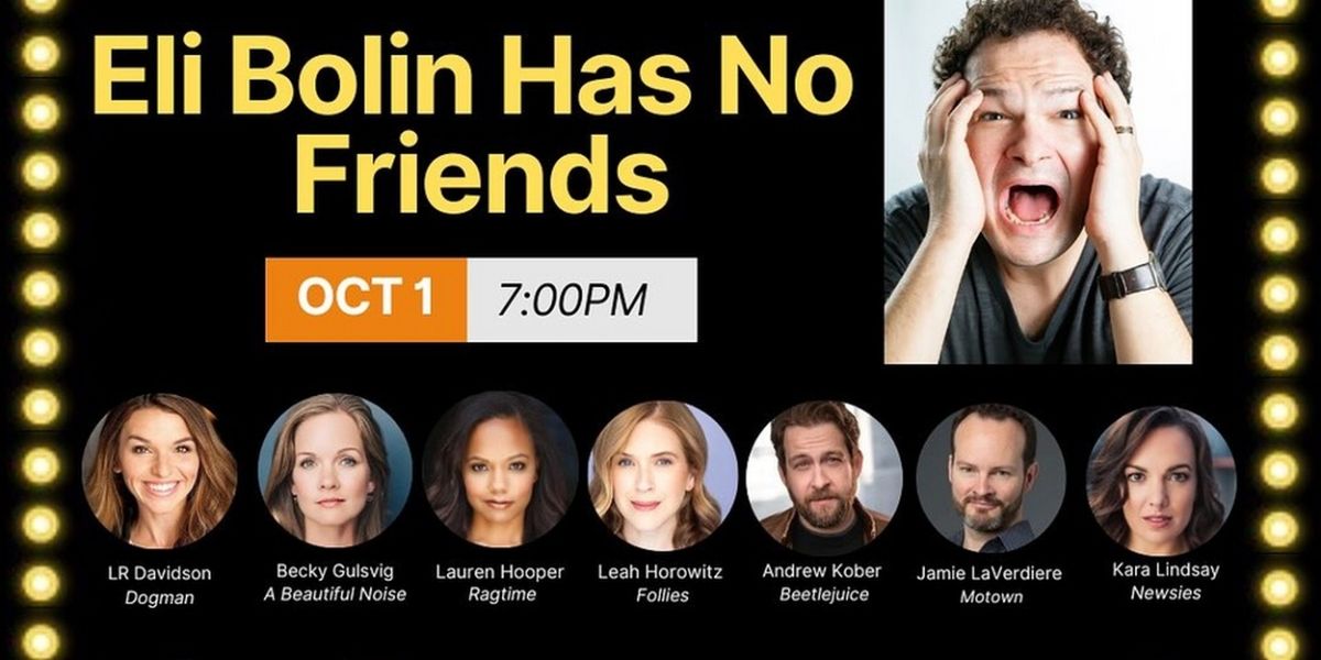 Eli Bolin Comes to SOPAC With Kara Lindsay, Christiane Noll, Charlie Pollock, and More