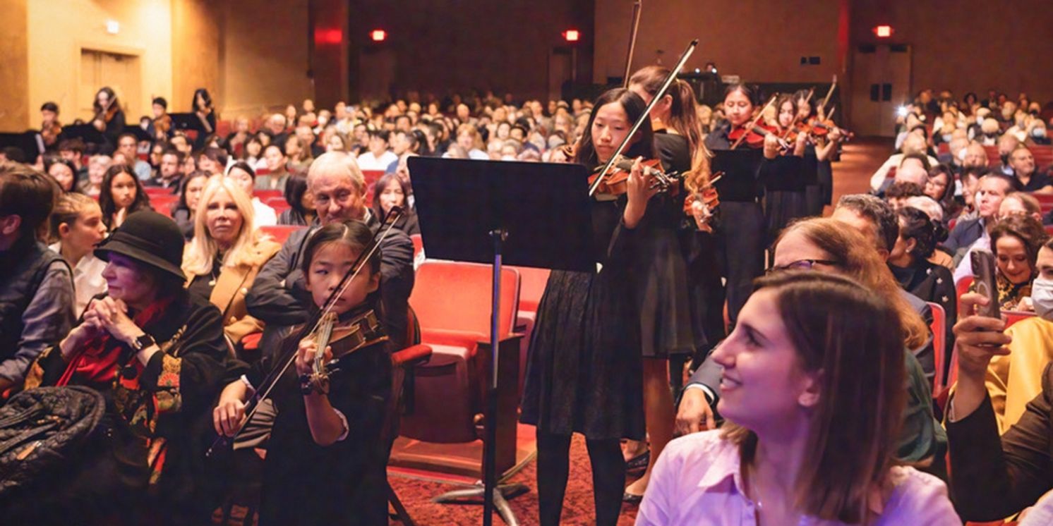 Elisabeth Morrow School Students Perform At Itzhak Perlman Concert At BergenPAC   Image