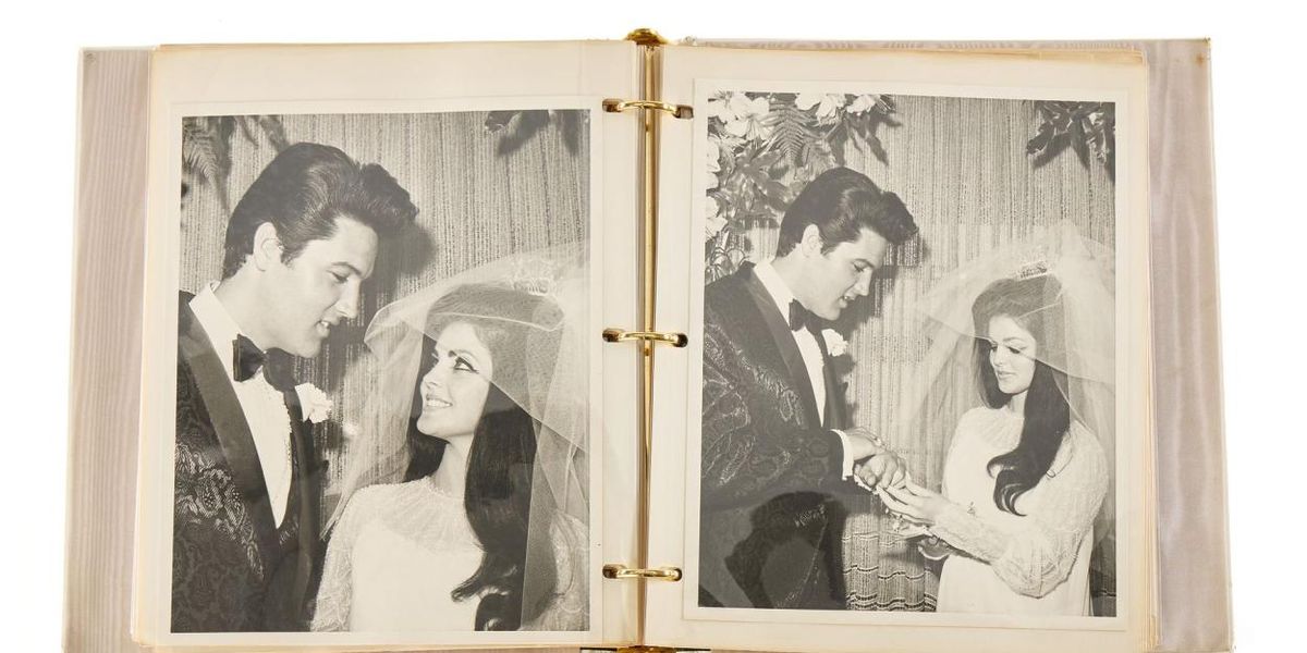 Elvis Presley's Private Wedding Photo Album to Be Auctioned