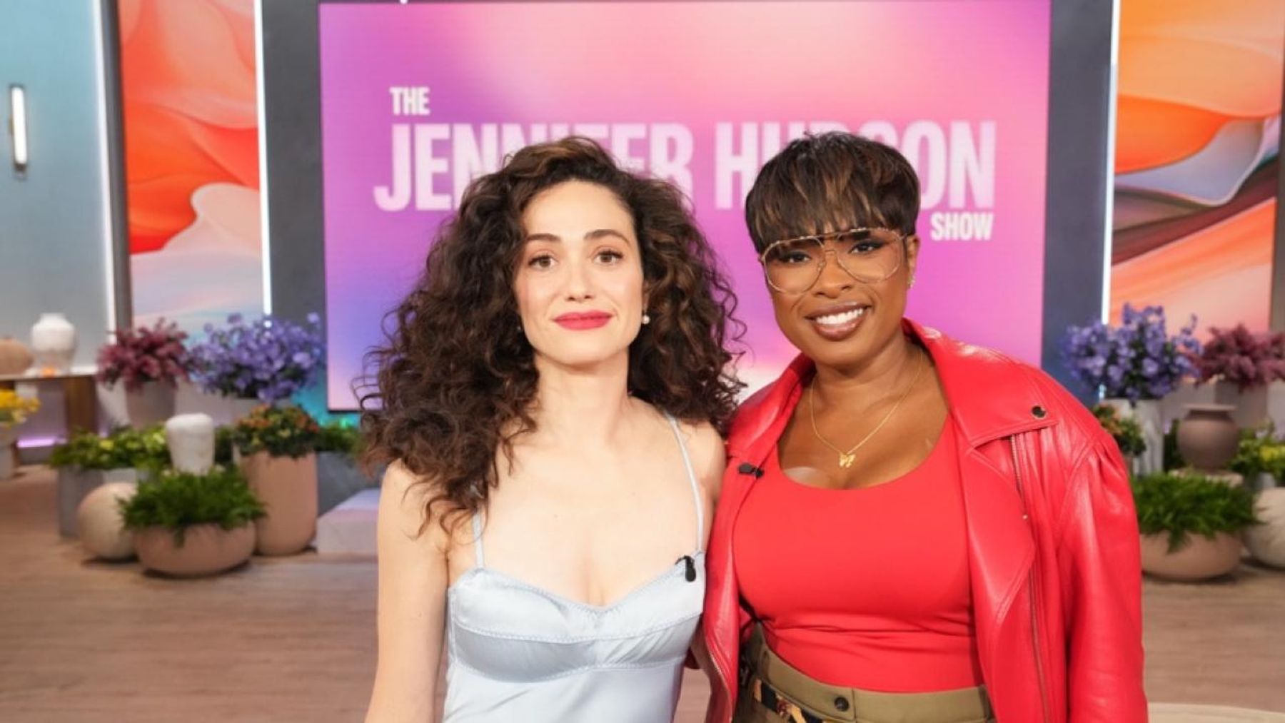 Emmy Rossum and La La Anthony Visit THE JENNIFER HUDSON SHOW