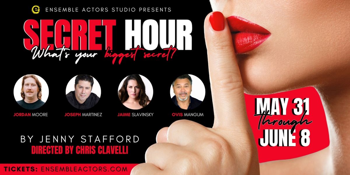 Ensemble Actors Studio to Present Pittsburgh Premiere Of SECRET HOUR