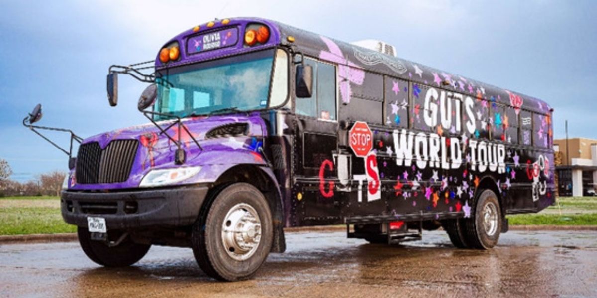 Enter the 'GUTS World Tour Bus' Before Seeing Olivia Rodrigo's Concert