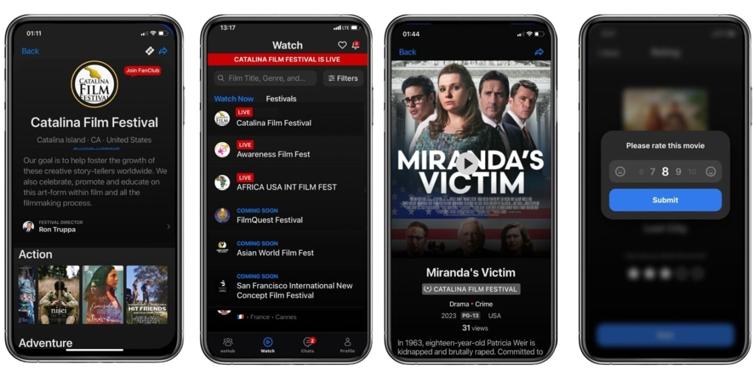 Entertainment Oxygen Officially Launches Premier Film Festival Streaming And Networking Platform eoFlix  Image