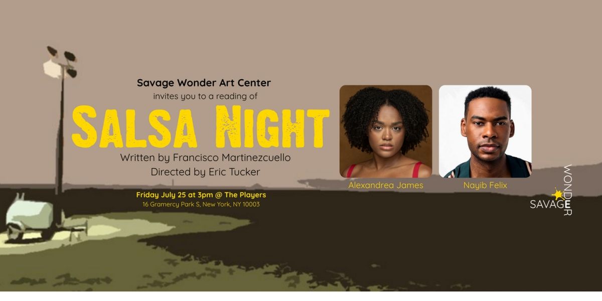 Eric Tucker To Direct Invite-Only Industry Reading Francisco Manuel Martínezcuello's SALSA NIGHT