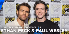 Ethan Peck & Paul Wesley Get Into Their Spock-Kirk 'Coffee Date' Chemistry at SDCC