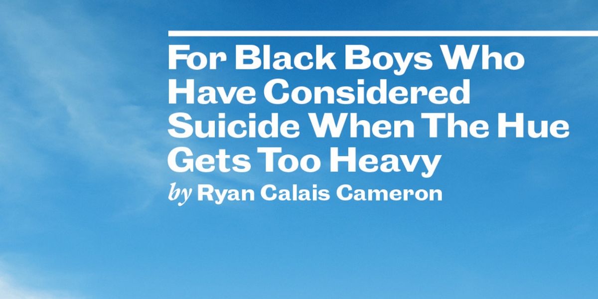 Exclusive: FOR BLACK BOYS... Now Onsale