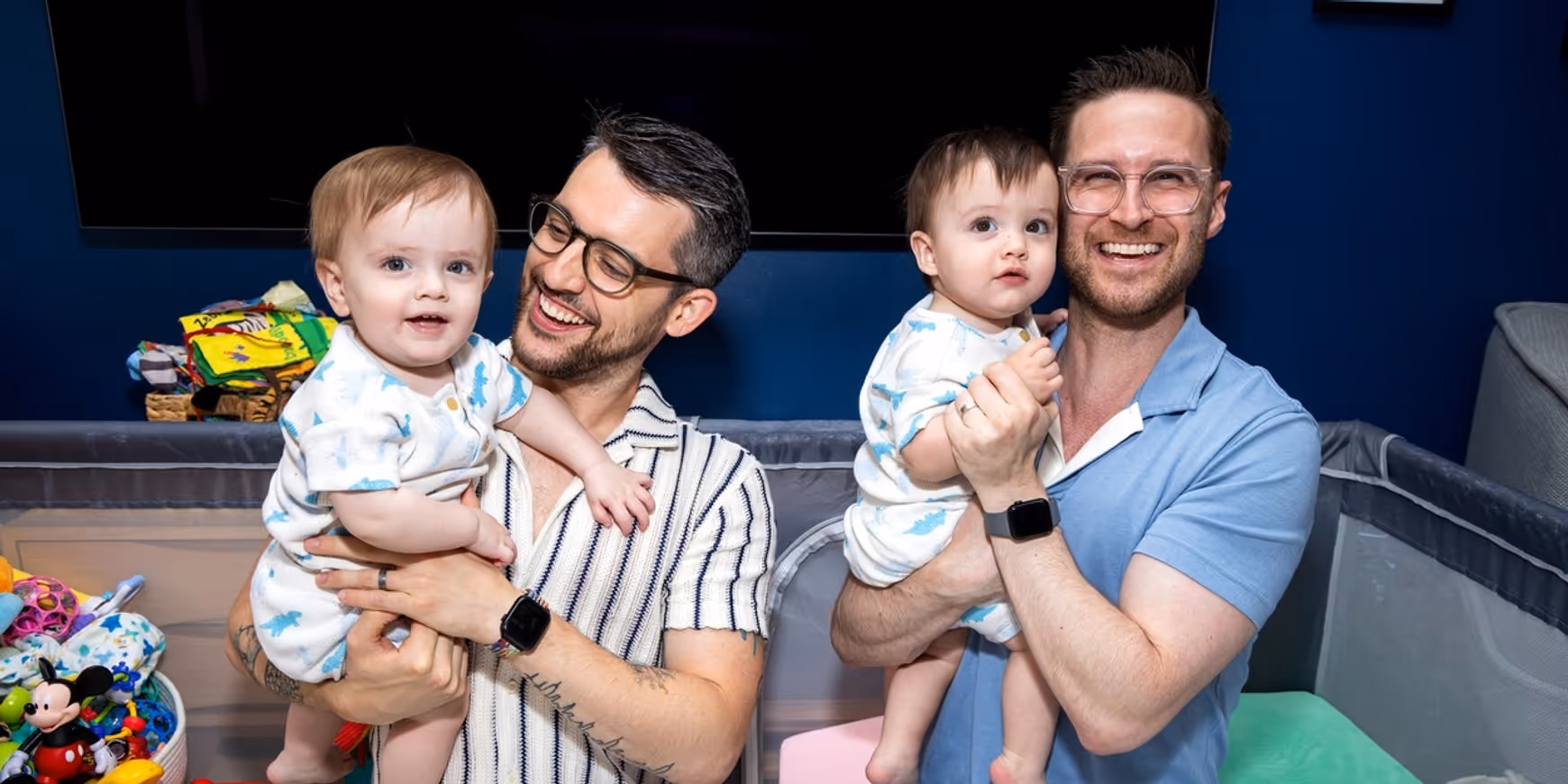 Christopher and Clay Rice-Thomson Met on Tour, Fell in Love, Got Married — and Now They’re Dads