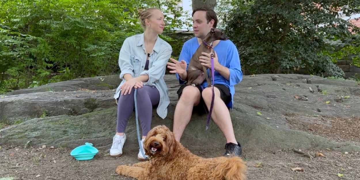 Exclusive: Natasha Hodgson & Jak Malone Cuddle up with Their Broadway Pets, Sydney &… Video