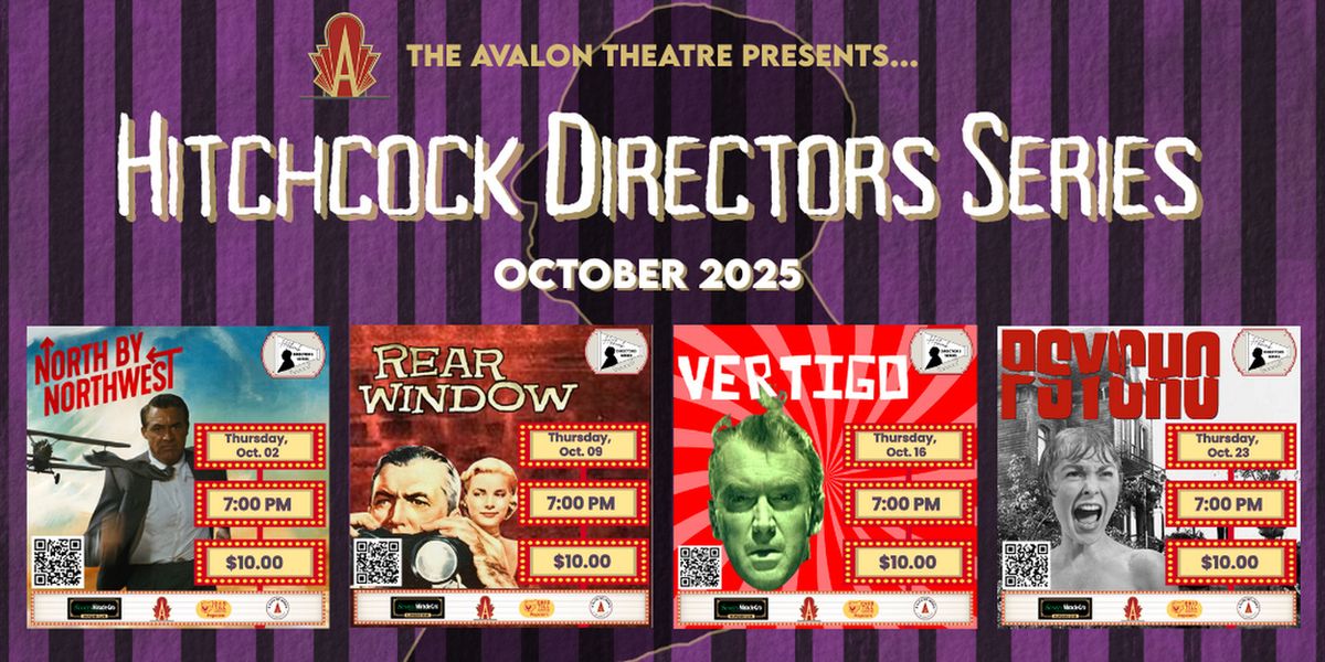 The Avalon Theatre to Present The Hitchcock Directors Series This October