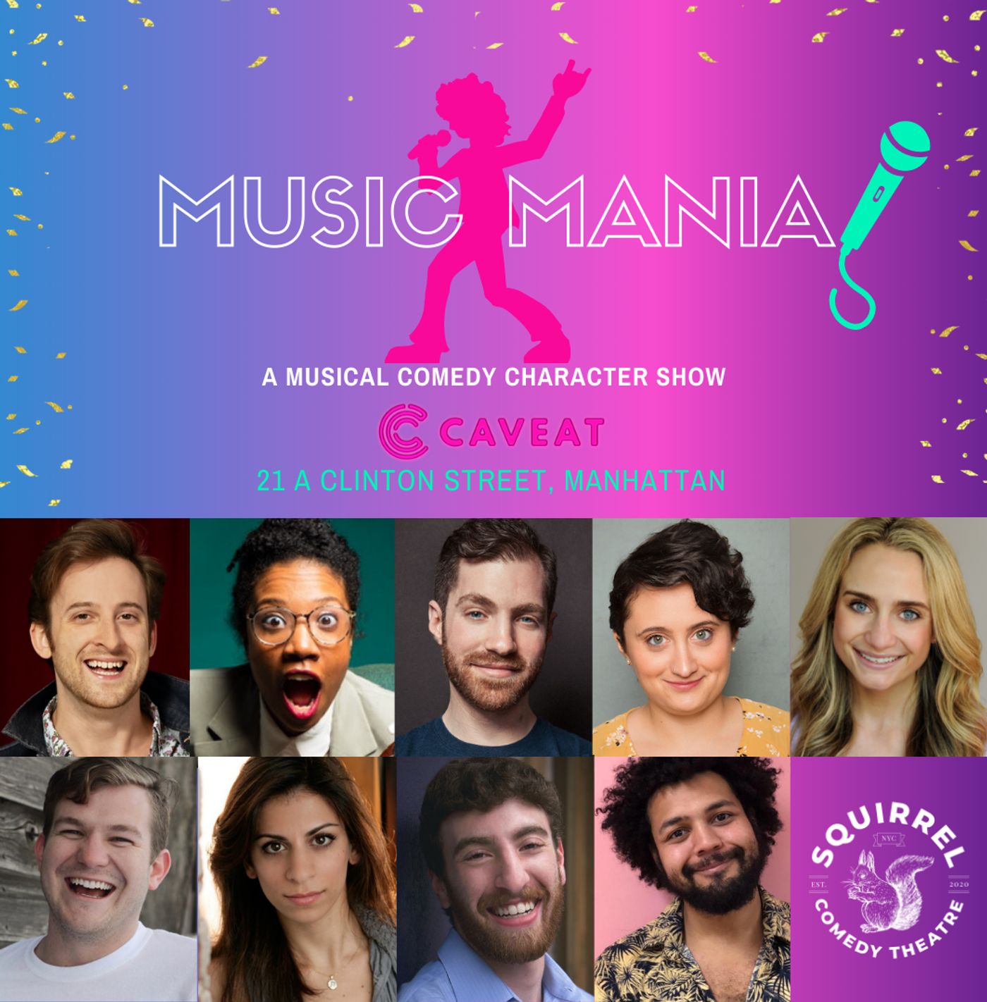 MUSIC MANIA Returns To Squirrel Comedy Theatre Next Weekend  Image