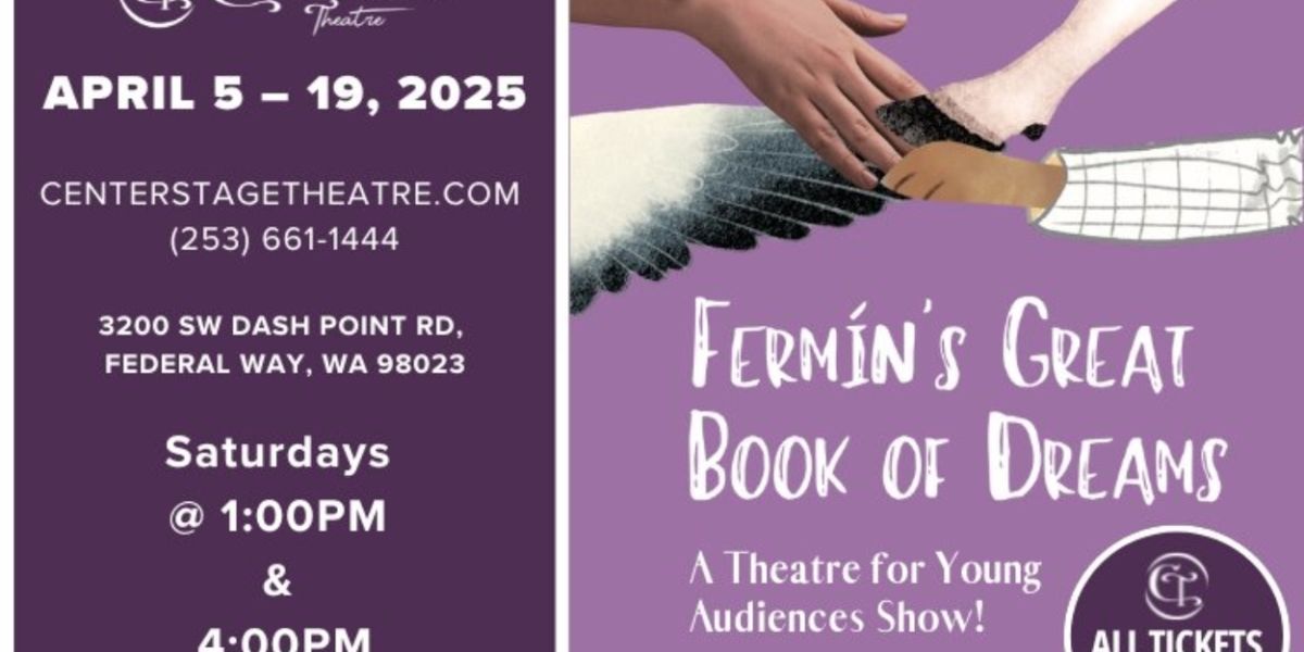 FERMIN'S GREAT BOOK OF DREAMS Comes to Centerstage Theatre