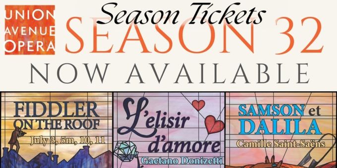 FIDDLER ON THE ROOF and More Set for Union Avenue Opera 2026 Festival Season Photos