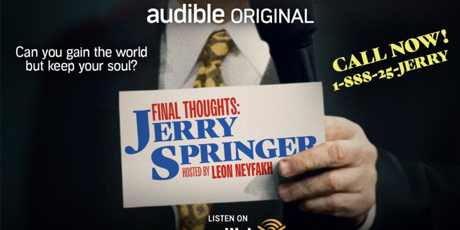 FINAL THOUGHTS: JERRY SPRINGER To Host Phone Booth Pop Up Event In New York & Chicago  Image