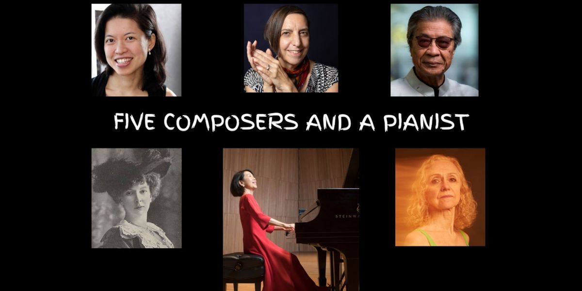 FIVE COMPOSERS AND A PIANIST Concert is Coming to a Screen Near You