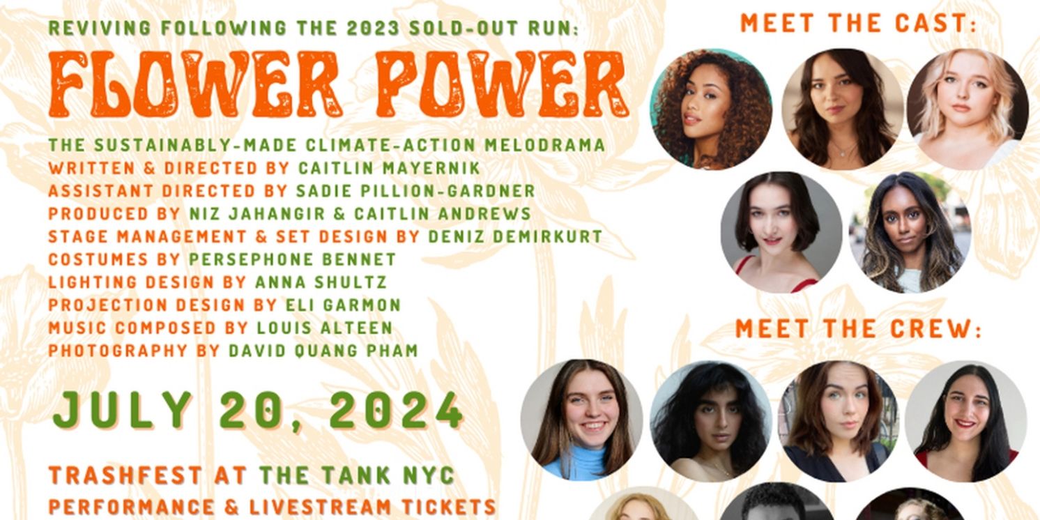 FLOWER POWER to Return to NYC's Tank's DarkFest/TrashFest This Month  Image