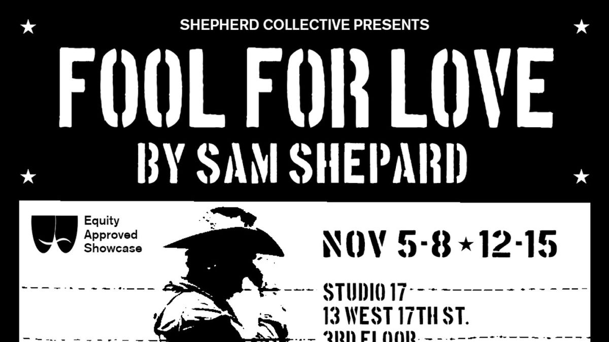 FOOL FOR LOVE to Open at Studio 17 in Manhattan