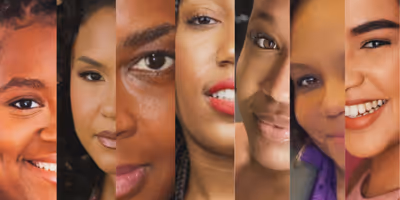 FOR COLORED GIRLS WHO HAVE CONSIDERED SUICIDE Cast Set at Newark Museum of Art Photo