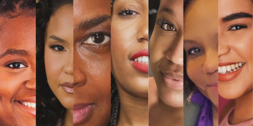 FOR COLORED GIRLS WHO HAVE CONSIDERED SUICIDE Cast Set at Newark Museum of Art Photo