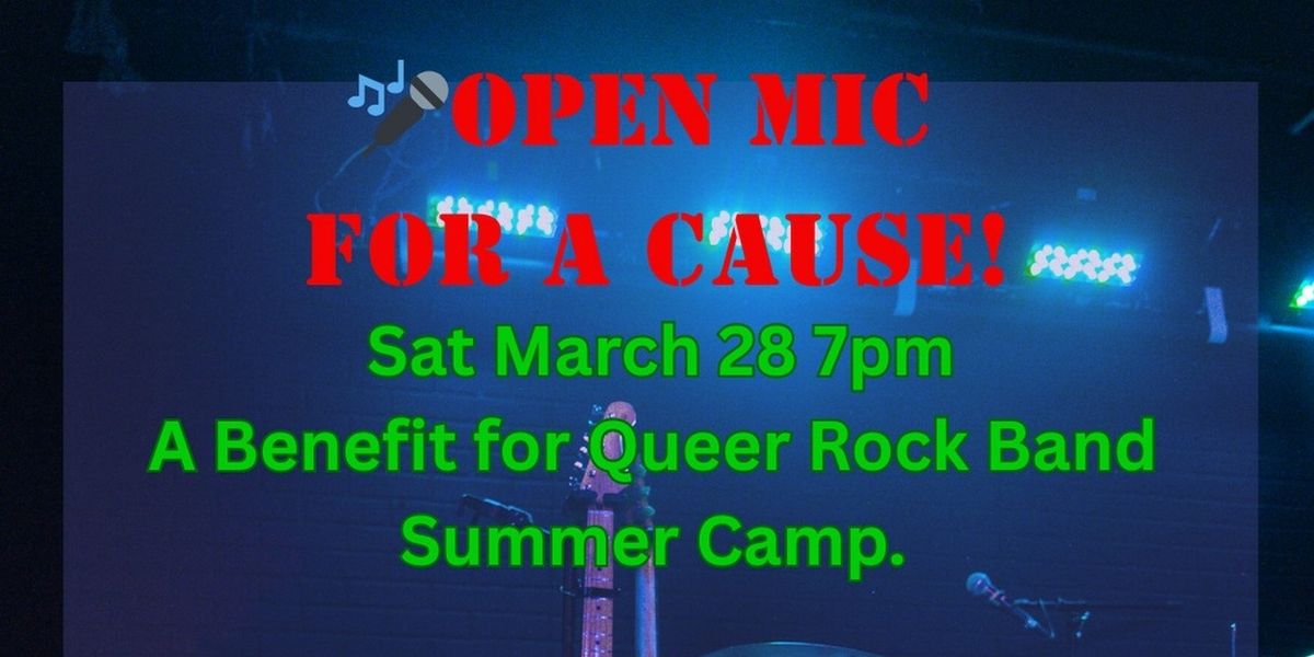 Foxhole Projects to Host Open Mic Night Benefiting Ethos Queer Rock Band Summer Camp