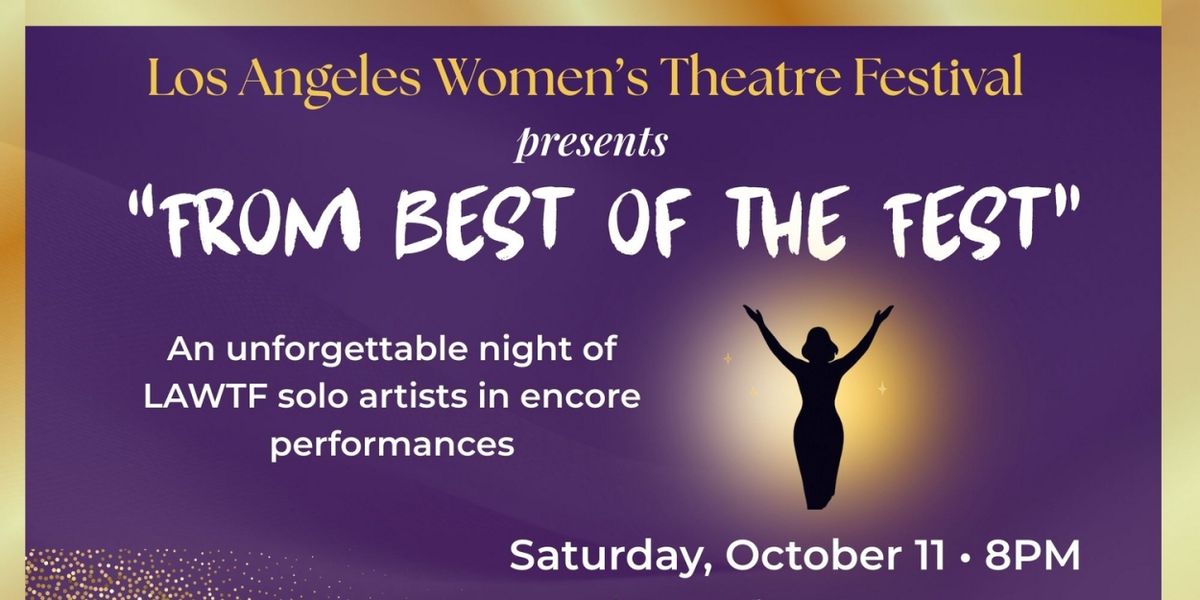 FROM BEST OF THE FEST Comes to Victory Theatre Center