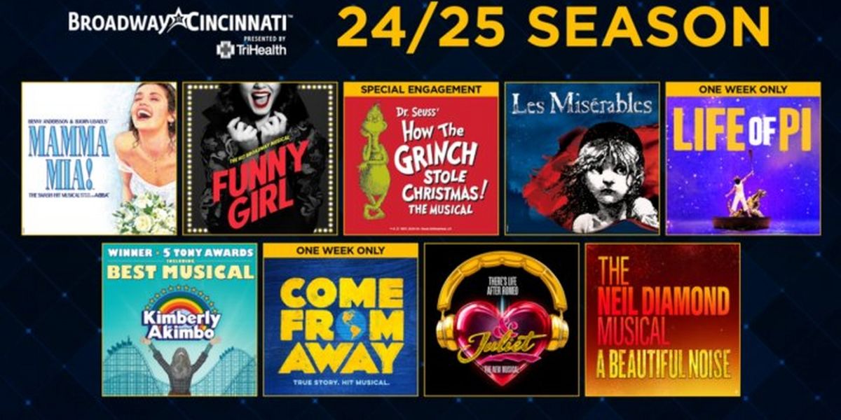 FUNNY GIRL, KIMBERLY AKIMBO, and More Set For the 2024/25 Broadway in Cincinnati Season