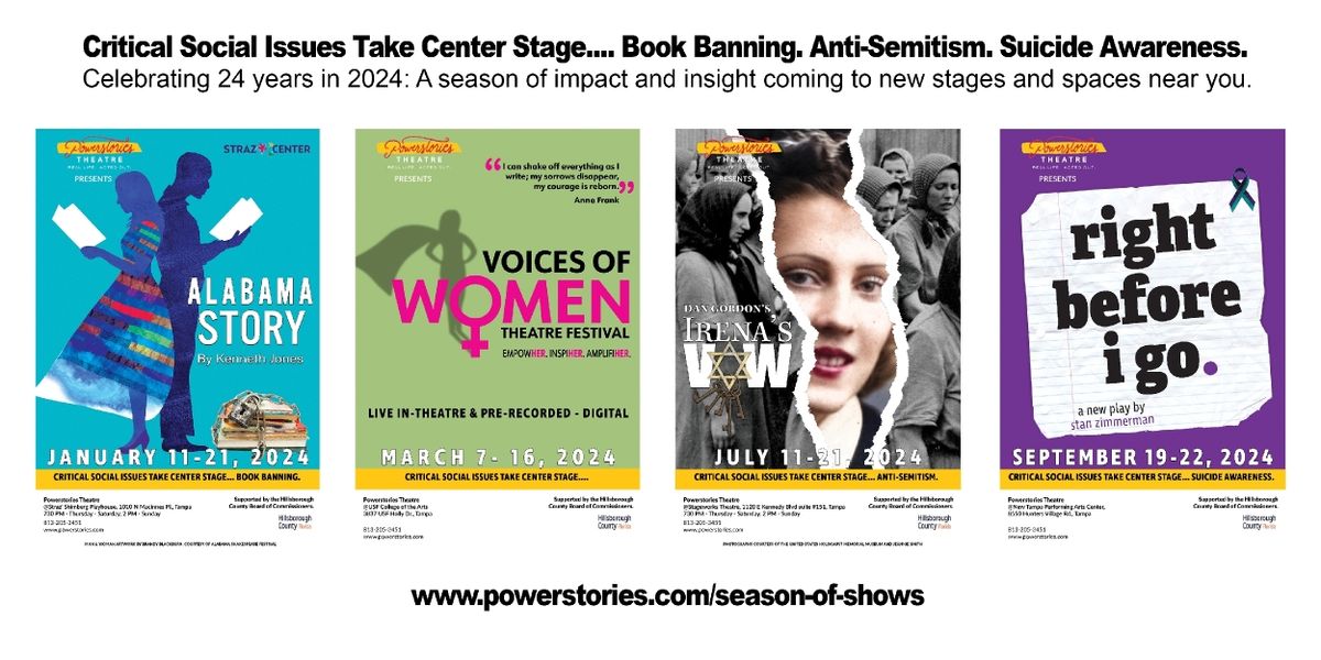 Powerstories Theatre Announces 24th Season of Shows in 2024