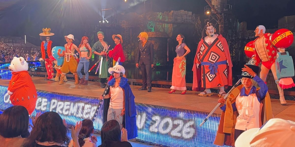 ONE PIECE PREMIER SUMMER 2026 at Universal Studios Japan: Explosive Show and Character Bonds