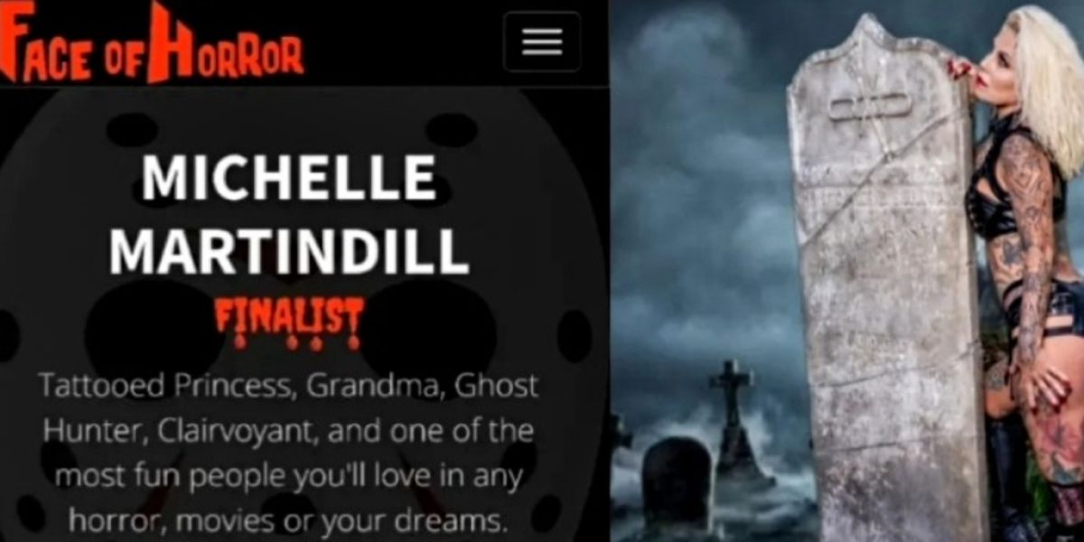 Feature: MICHELLE MARTINDILL, Finalist at Face Of Horror