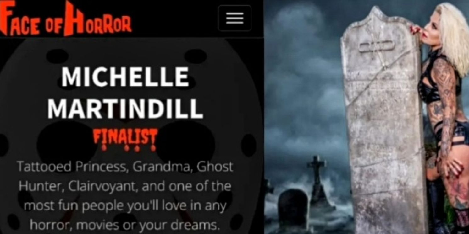 Feature: MICHELLE MARTINDILL, Finalist at Face Of Horror  Image