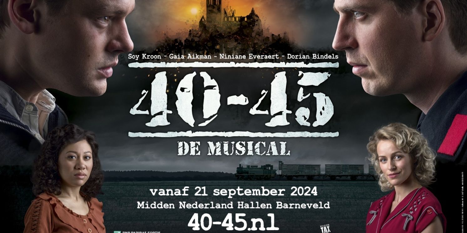 Feature: SOY KROON EN DORIAN BINDELS SPELEN BROERS IN 40-45, DE MUSICAL!  Image