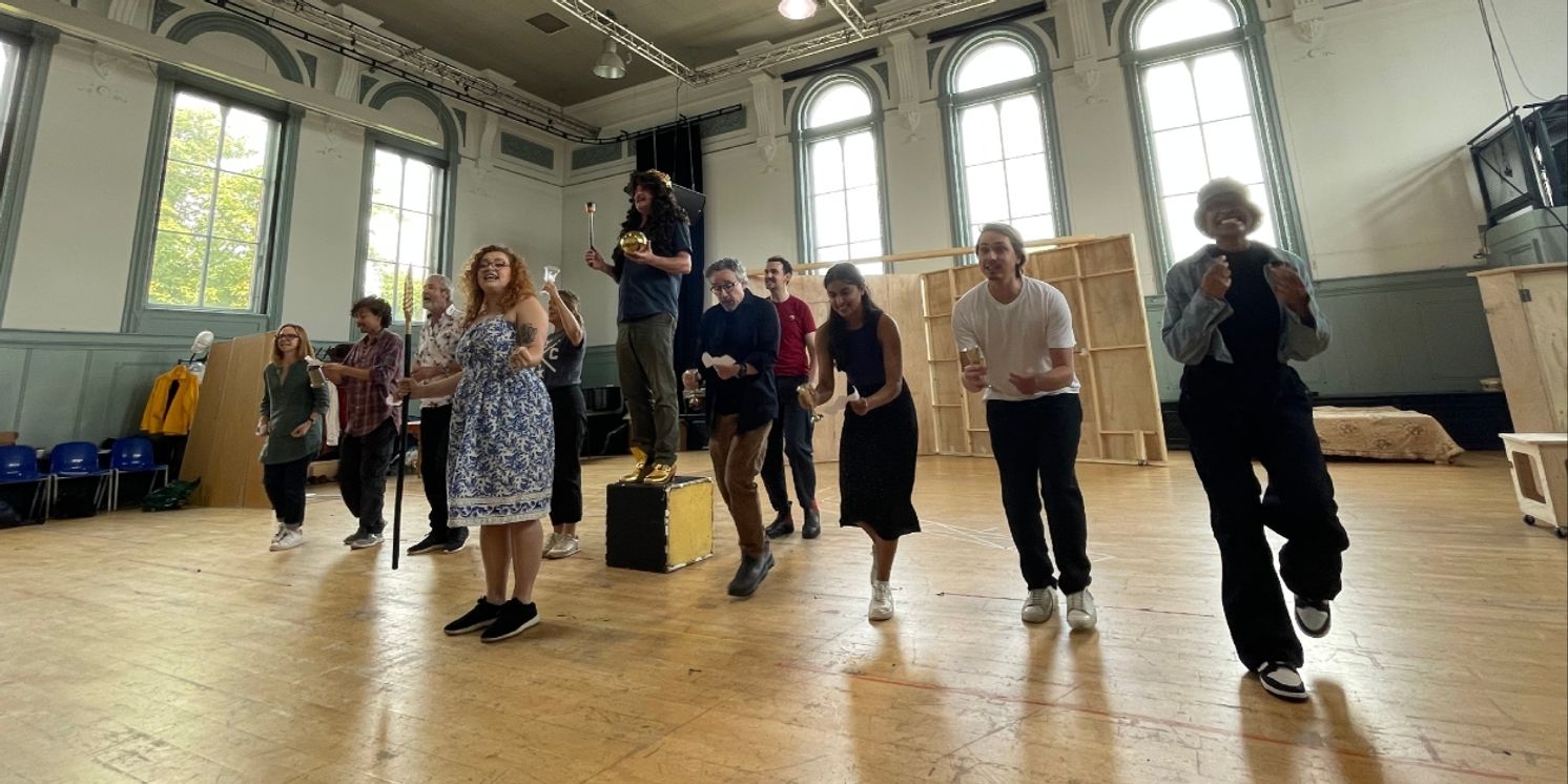 Inside Rehearsals for THE CROWN JEWELS at the Garrick Theatre  Image