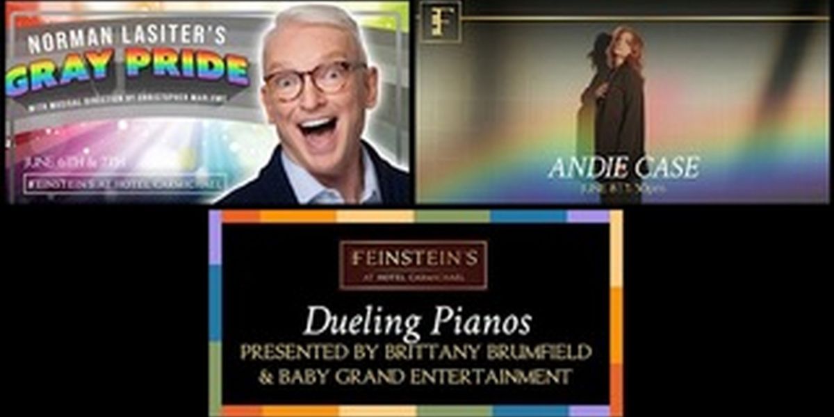 Feinstein's at Carmichael Reveals June Pride Month Lineup of Performances