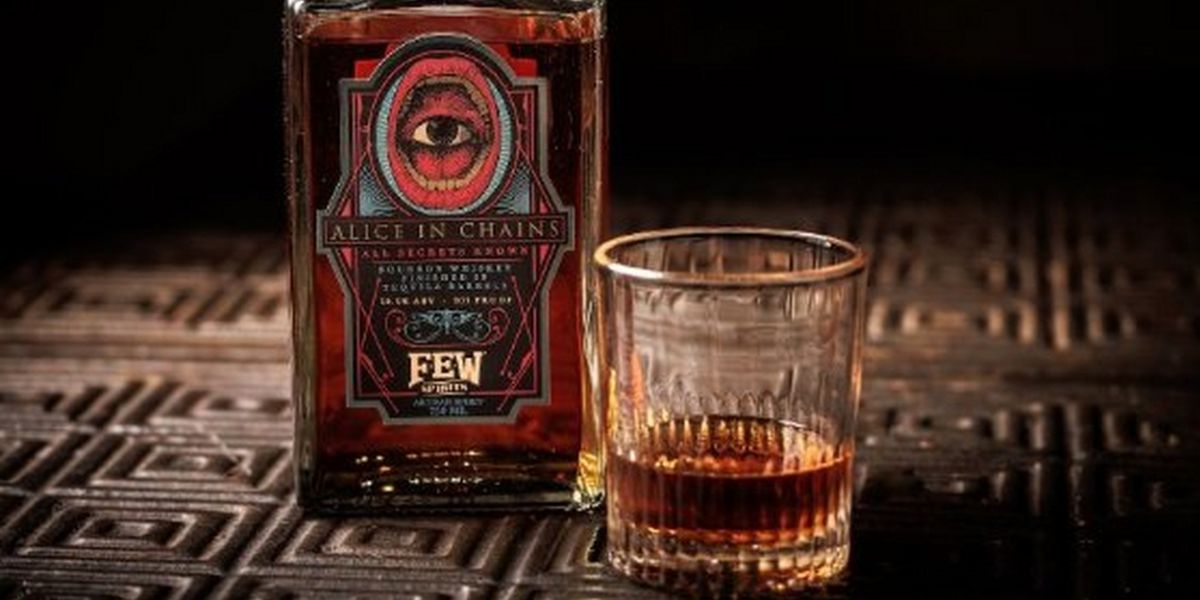Few Spirits, Alice in Chains Reissue “All Secrets Known” the 101-Proof Bourbon Finished in Tequila Barrels