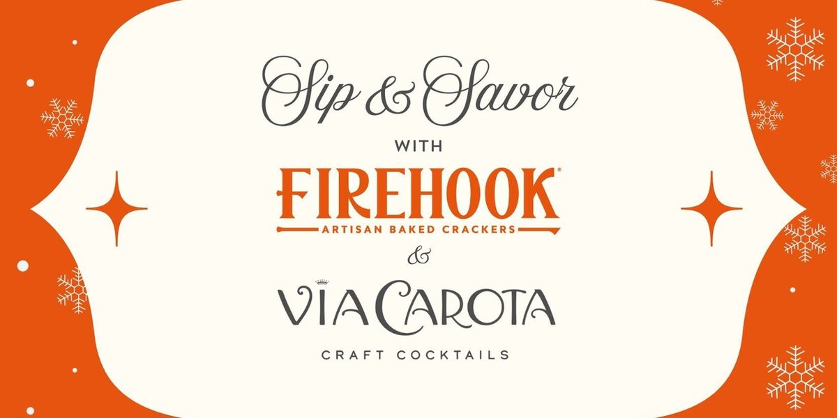 Firehook Crackers and Via Carota Craft Cocktails West Village Sampling Event 