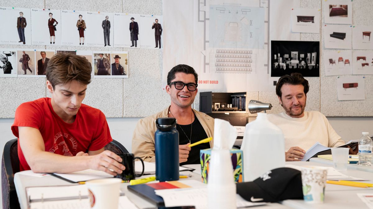 Photos: Elizabeth Gillies and More in ROPE Rehearsals Photos: Elizabeth Gillies and More in ROPE Rehearsals