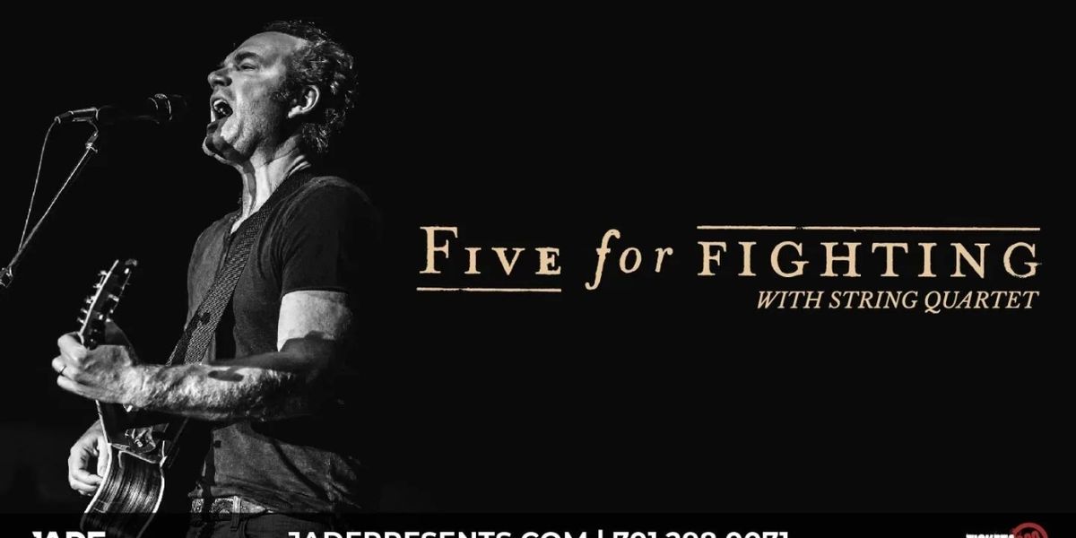 Five For Fighting Will Perform With a String Quartet at the Fargo Theatre
