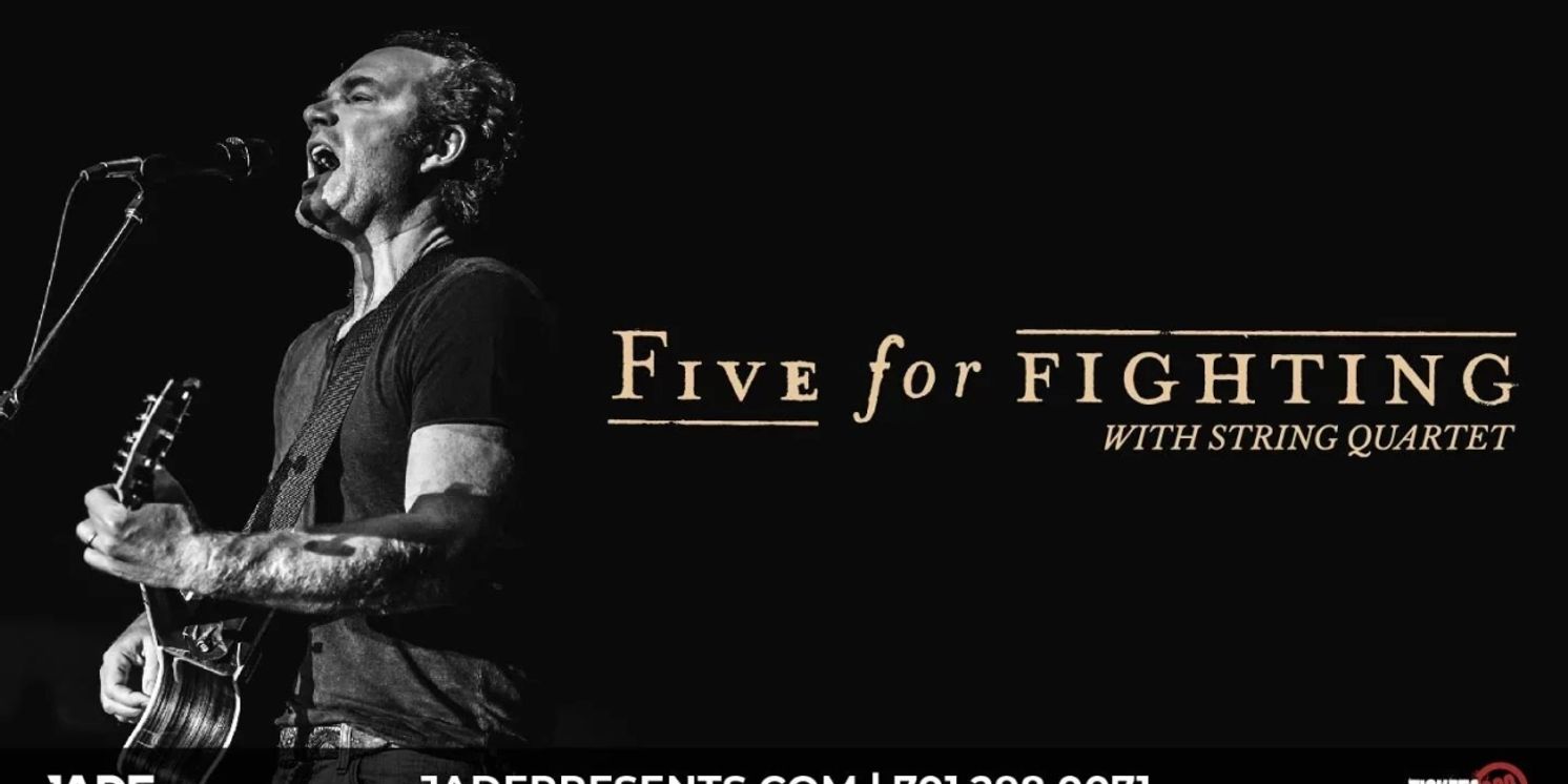 Five For Fighting Will Perform With a String Quartet at the Fargo Theatre  Image