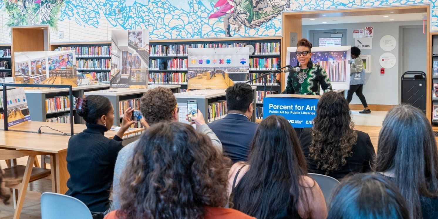 NYC Department of Cultural Affairs Unveils Five Permanent Public Artworks in Historic Carnegie Libraries  Image