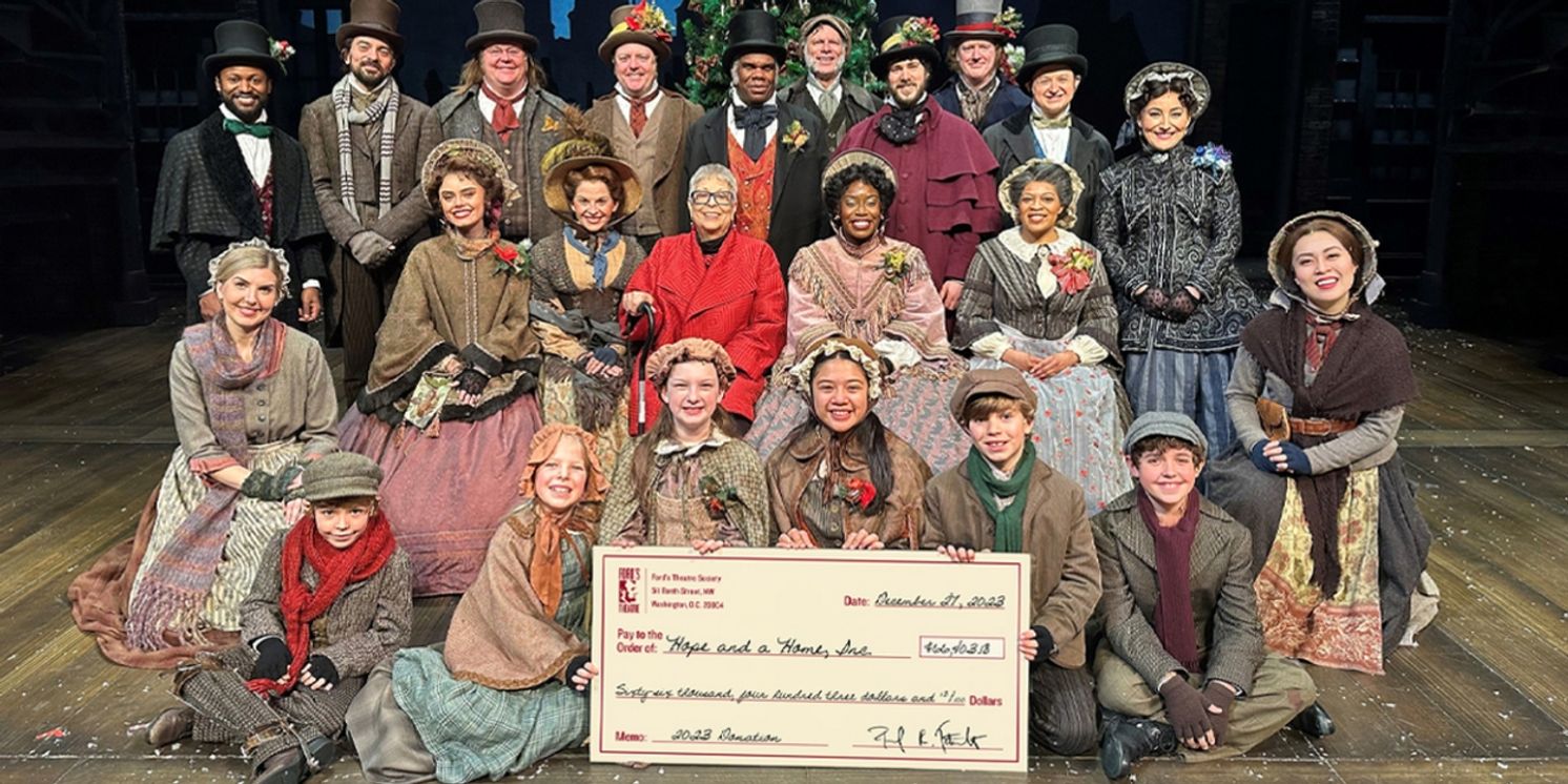 Ford's Theatre Charity Drive Donations For A CHRISTMAS CAROL Surpass $1 Million in Total  Image
