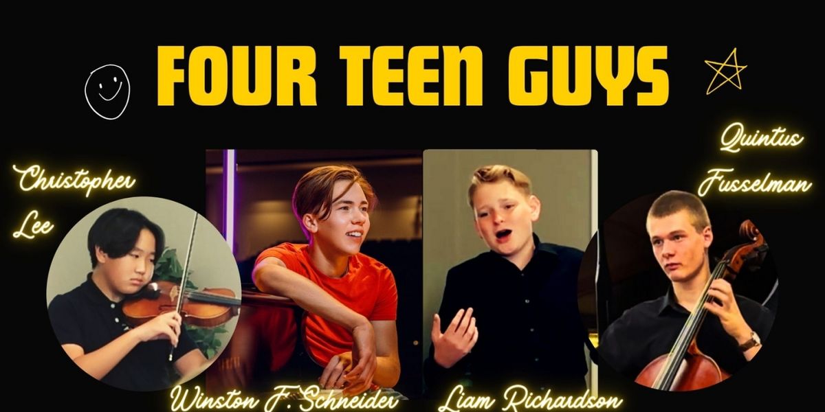 Four Teen Guys (4TG) Performs A MUSIC VARIETY SHOW at Omaha Conservatory Of Music